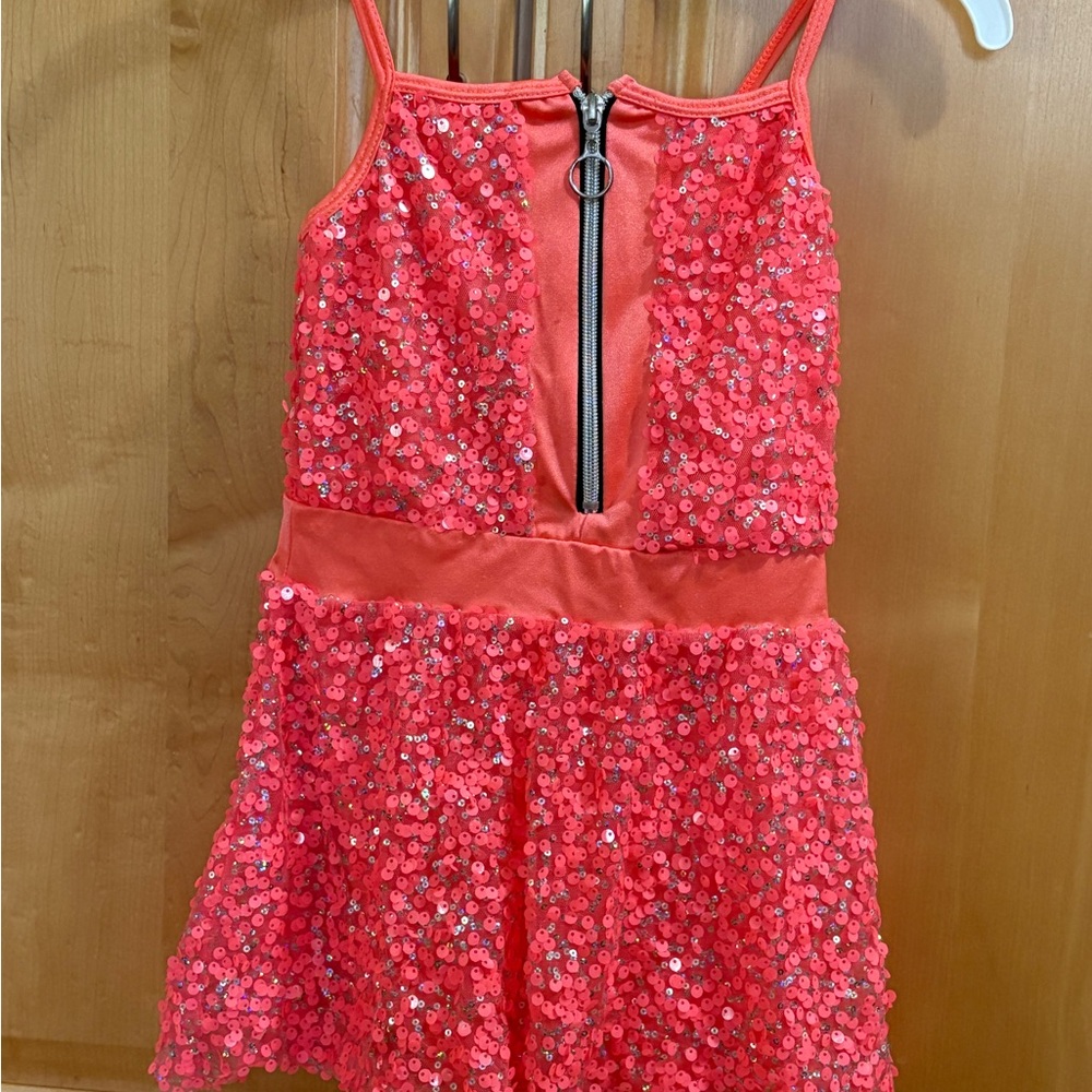 Sparkling Pink Sequin Kids Dress